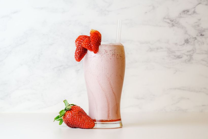Milkshake onctueux à la fraise — DaMaNN FoOd